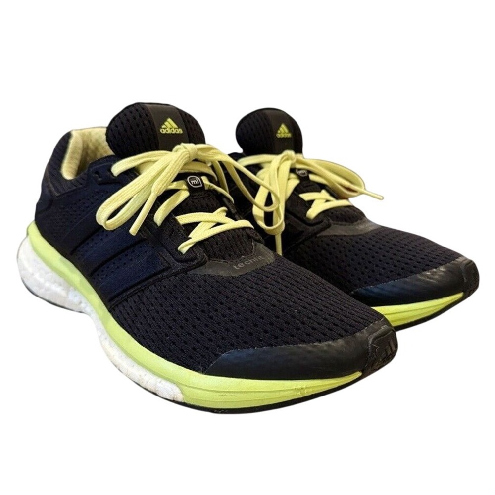 Adidas Supernova Glide Boost 7 Black Green Women's Running Athletic‎ Shoes 8.5